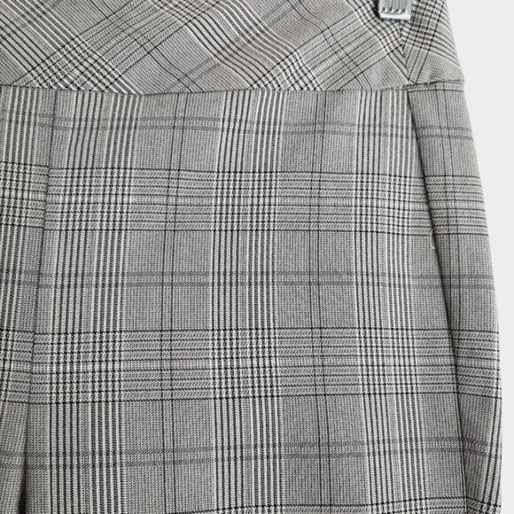 CAMBER & GRACE Ankle Legging Slim Leg Pull-on Stretch Grey Plaid Pants Sz S - Picture 5 of 12